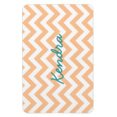 Trendy Zickzack Premium Magnet (Vertikal)