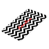 Trendy Zickzack Premium Magnet (Linke Seite)