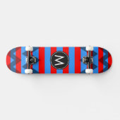 Trendy Zickzack Stripes Muster #19 Skateboard (Horizontal)