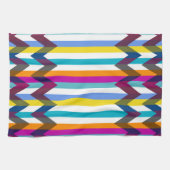 Trendy Zickzack Stripes Muster #21 Handtuch (Horizontal)