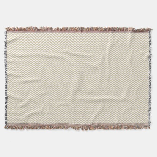 Trendy Zickzack Throw Blanket Decke (Vorderseite)