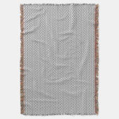 Trendy Zickzack Throw Blanket Decke (Vorderseite Vertikal)
