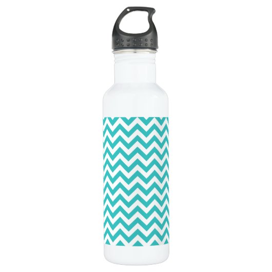Trendy Zickzack Trinkflasche (Vorderseite)