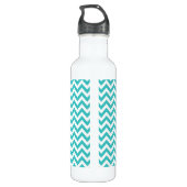 Trendy Zickzack Trinkflasche (Rückseite)