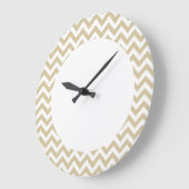 Trendy Zickzack Wall Clock Große Wanduhr (Winkel)