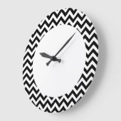 Trendy Zickzack Wall Clock Große Wanduhr (Winkel)