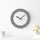 Trendy Zickzack Wall Clock Große Wanduhr (Zuhause)