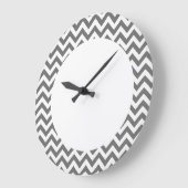 Trendy Zickzack Wand-Uhr Große Wanduhr (Winkel)