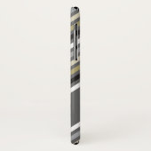 Trendy Zickzack-Zickzack Muster-Mod-grauer Case-Mate iPhone Hülle (Hinten/Links)