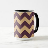 Trendy Zickzack Zigzag Muster 2 Tasse (VorderseiteRechts)