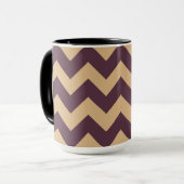 Trendy Zickzack Zigzag Muster 2 Tasse (Vorderseite Links)