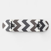 Trendy Zickzack Zigzag Muster 8 Skateboard (Horizontal)