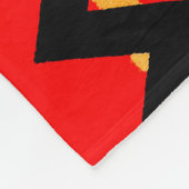 Trendy Zigzag Fleecedecke (Ecke)