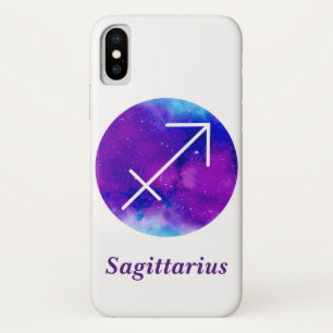 Trendy Zodiac Sign Sagittarius Lila Nebel Case-Mate iPhone Hülle