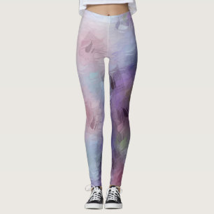 TrendyPink Lila Pastellfarben Vorlage Chic Leggings