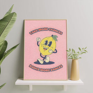 Trendziffer Pink Wall Art Poster