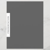 Trennabschnitt | Präsentation | Grau (Rückseite)