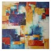 Trennen des Abstrakten Malens Art M1 Keramik Tile Fliese (Vorderseite)