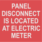 Trennen des Bedienfelds am Etikett des elektrische (Vorderseite)