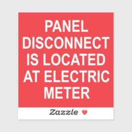 Trennen des Bedienfelds am Etikett des elektrische