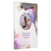 Trennen des Moody-Aquarell-FOTOS und -Textes in de Klemmbrett (Rechts)