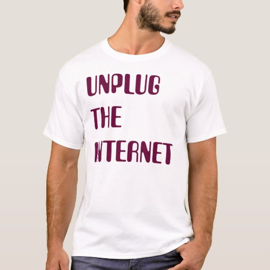 Trennen Sie das Internet T-Shirt (Vorderseite)