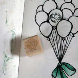 Trennen Sie die Verbindung zum Naturliebhaber des  Gummistempel