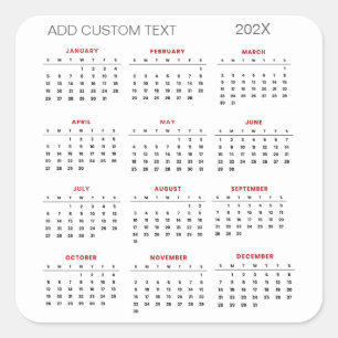 Trennen Sie es, Ihren eigenen benutzerdefinierten  Quadratischer Aufkleber