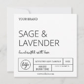 Trennen Sie sich sofort beim Herunterladen moderne Einladung (Rückseite)