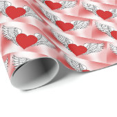 Trennen von fliegenden Schwertern Geschenkpapier (Rolleneckpunkt)