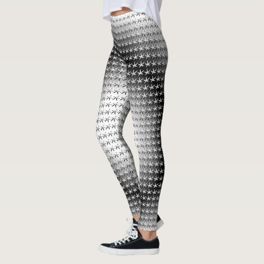 Trennen von Schwarz-Stern-Muster Leggings (Links)