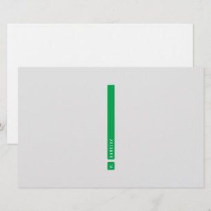 Trennende Balken Briefpapier