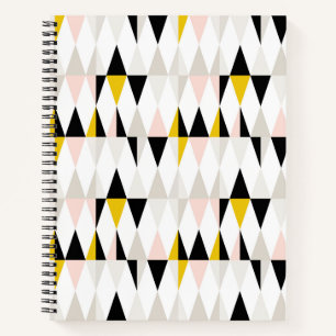 Trenngeometrisches Dreiecksmuster Notizblock