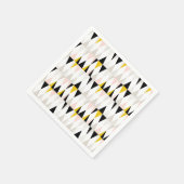 Trenngeometrisches Dreiecksmuster Serviette (Ecke)