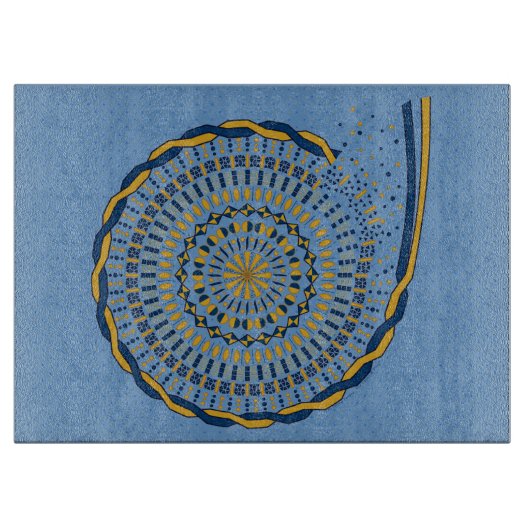 Trennglasplatine Schneidebrett (Vorderseite)