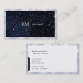 Trennlinie mit schwarzem Tab/Nachtfluggeschoss C Visitenkarte (Vorne/Hinten)