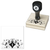 Trennlinie Vintag 3 Gummistempel (Stempel)