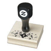 Trennlinie Vintag 3 Gummistempel (Stempel)