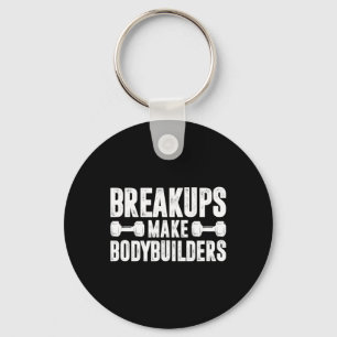 Trennlinien machen Bodybuilders zur Fitness in Schlüsselanhänger