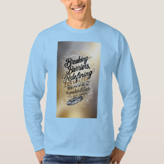 Trennschranken - Inspirationstechnische Typografie T-Shirt