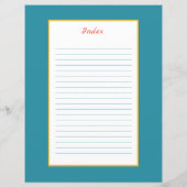 Trennseite für den blauen gelben Spanischen Fliese (Rückseite)