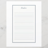 Trennseite für graue Spanisch-Fliesenbinder (Rückseite)