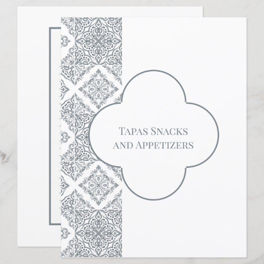 Trennseite für graue Spanisch-Fliesenbinder (Vorne/Hinten)