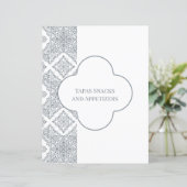 Trennseite für graue Spanisch-Fliesenbinder (Stehend Vorderseite)