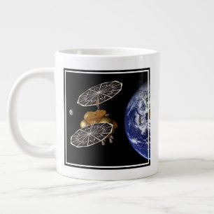 Trennung des Einstiegsfahrzeugs bei einer Mission Jumbo-Tasse
