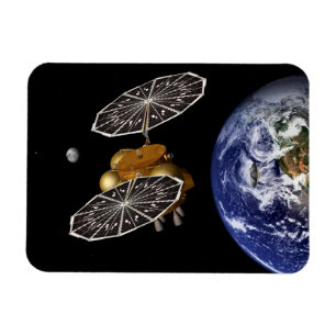 Trennung des Einstiegsfahrzeugs bei einer Mission Magnet