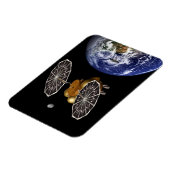 Trennung des Einstiegsfahrzeugs bei einer Mission  Magnet (Linke Seite)