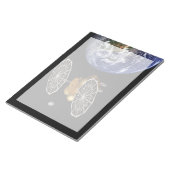 Trennung des Einstiegsfahrzeugs bei einer Mission Notizblock (angewinkelt)