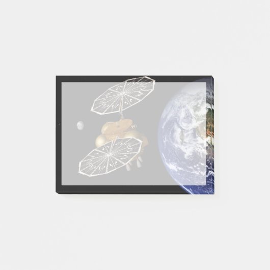 Trennung des Einstiegsfahrzeugs bei einer Mission Post-it Klebezettel (Vorderseite)