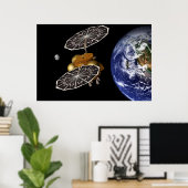 Trennung des Einstiegsfahrzeugs bei einer Mission Poster (Heimbüro)